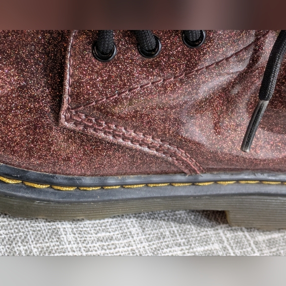 Dr. Martens 1460 Glitter Juniors Ankle Boots. Size 3 - Picture 9 of 11